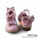 Princess Lolita Shoes Pink Sweet Bows Straps Low Chunky