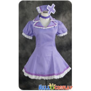 Vocaloid 2 Cosplay Luka Megurine Nurse Purple Dress Costume