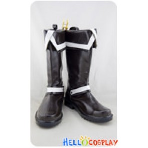 D.Gray-Man Cosplay Allen Walker Dark Brown Boots