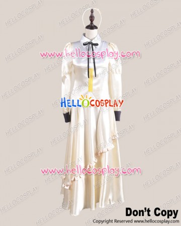 Clock Zero Shuuen No Ichibyou Cosplay 10 Years Later Kurou Nadeshiko Beige Costume