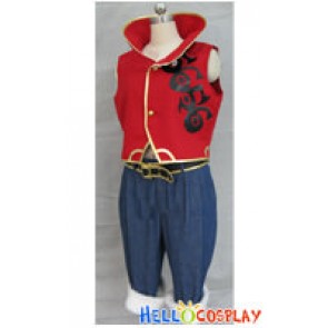 One Piece Monkey D Luffy Cosplay Costume Full Set