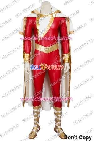 Captain Marvel Shazam Cosplay Costume