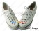 White Lace Round Hole Platform Punk Lolita Shoes