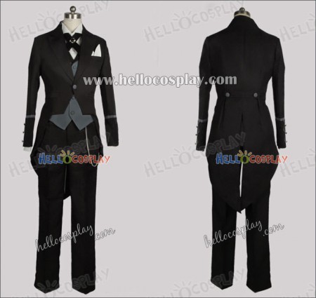 Black Butler 2 Kuroshitsuji II Cosplay Claude Faustus Costume