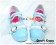 Blue White Two Straps Ruffle Platform Princess Lolita Shoes