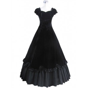 Southern Belle Civil War Satin Ball Gown Dress