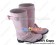 Adorable Pink Instep Strap Pearl Chain Sweet Lolita Boots