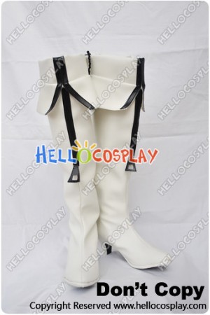 Vocaloid Cosplay White Rock Shooter White Boots