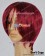 Free Iwatobi Swim Club Cosplay Rin Matsuoka Dark Red Wig