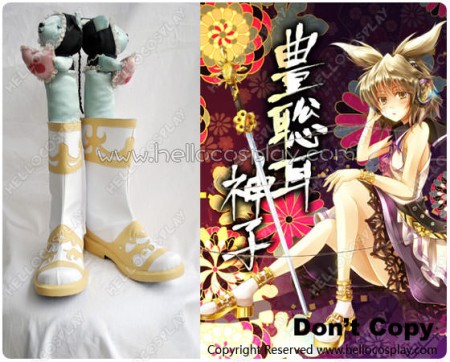 Touhou Project Cosplay Ten Desires Toyosatomimi no Miko Shoes