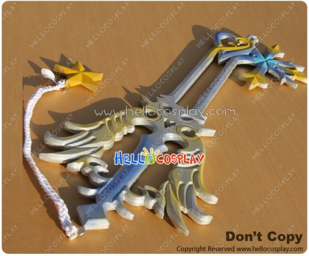 Kingdom Hearts Cosplay White Keyblade Conventions Amulet Weapon New Prop