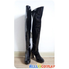 Sailor Moon Cosplay Sailor Star Healer Black Long Boots