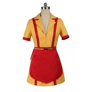 2 Broke Girls Caroline Wesbox Channing Cosplay Costume