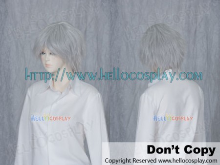 Silver Grey Cosplay Short Layer Wig