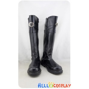 Vocaloid 2 Cosplay Shoes Kagamine Len Boots Black