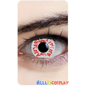 Vampire Cosplay Red White Contact Lense