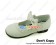 White Charlotte Bow Low Heel Chunky Sweet Lolita Shoes