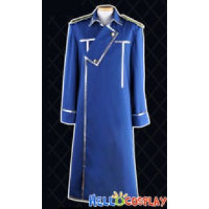 FullMetal Alchemist Edward Elric Cosplay Costume Blue