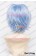 Wig 30CM Cosplay Sky Blue Universal Short Layered