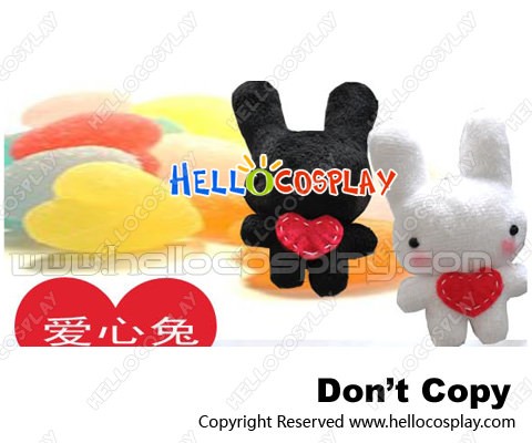 black rabbit plush