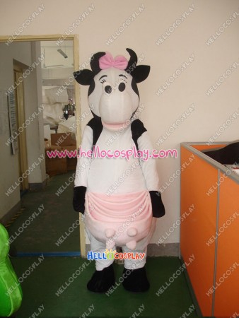 New Zealand Dairy Cow Mascot Costume