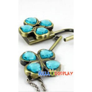 Shugo Chara Humpty Lock & Dumpty Key Cosplay Necklace Green