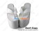 Punk Lolita Shoes Daily White High Platform Flip-Flops