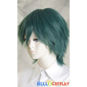 Dark Green Cosplay Short Layer Wig