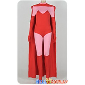 The X-Men Scarlet Witch Wanda Maximoff Comics Cosplay Costume Jumpsuit