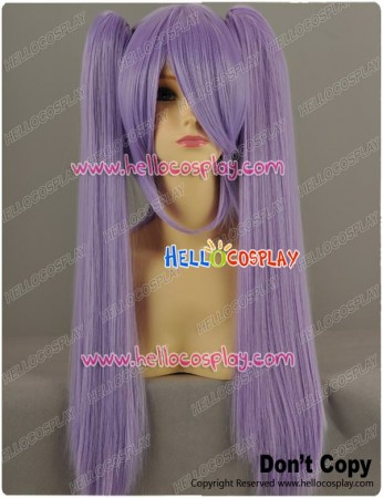 Light Purple Cosplay Wig Clip On Ponytails