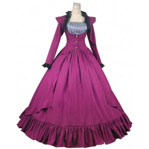 Gothic Victorian Cotton Jacket Dress Ball Gown Cosplay