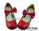 Wine Red Charlotte Bow Chunky Sweet Lolita Shoes