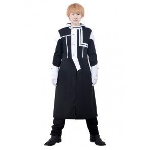 D Gray Man Cosplay Allen Walker Costume Black White Uniform