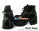 Matte Black Lace Shoelace Chunky Punk Lolita Ankle Boots