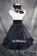 Gothic Lolita Dress Cosplay Costume Cute Black
