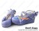 Princess Lolita Shoes Sweet Purple Platform Ankle Crossing Straps Bows Buckles