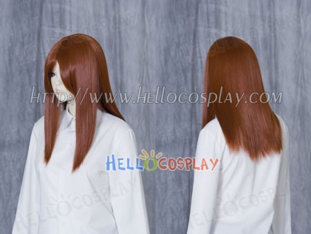 Brown Black 50cm Cosplay Straight Wig