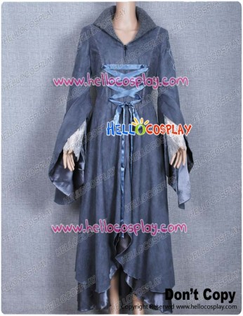 The Lord of the Rings Costume Arwen Coat Grey Dress