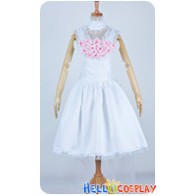 Chobits Cosplay Clamp Chii Elda Pure Wedding Dress Costume