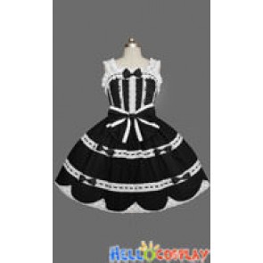 Sweet Lolita Gothic Punk Jumper Skirt Classic Dress