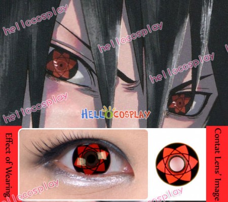 Naruto Sasuke Uchiha Eternal Mangekyo Sharingan Contact Lenses