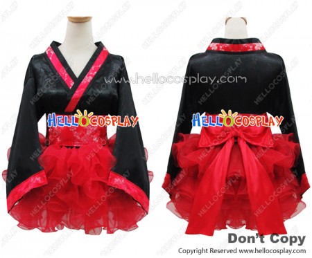 Angel Feather Cosplay Cherry Kimono Dress Costume