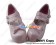 Mirror Pink Double Straps Chunky Fashion Princess Lolita Shoes