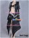 Black Rock Shooter Cosplay Costume Dress