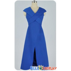 Game Of Thrones Cosplay Daenerys Targaryen Blue Dress Costume