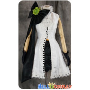 Vocaloid 2 Cosplay Rin Kagamine White Camellia Formal Dress Costume