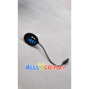 Vocaloid Cosplay Kaito Black Blue Headphone With Mp3