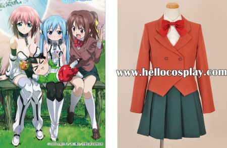 Sora no Otoshimono Cosplay School Girl Uniform