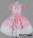 Sweet Lolita Gothic Punk Ruffle Pink Dress