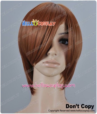 Dark Sienna Gold Cosplay Short Layer Wig